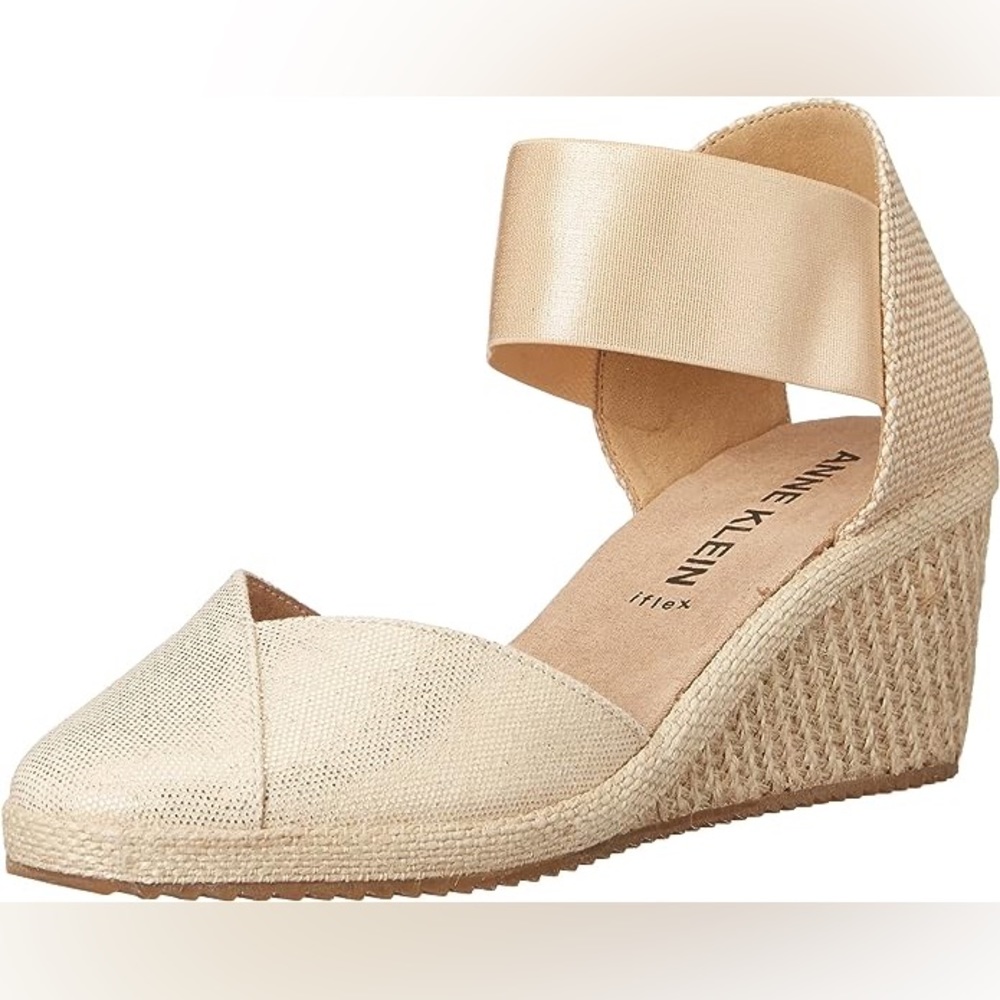 Anne Klein Women's Zoey Wedge Sandal size 8.5
